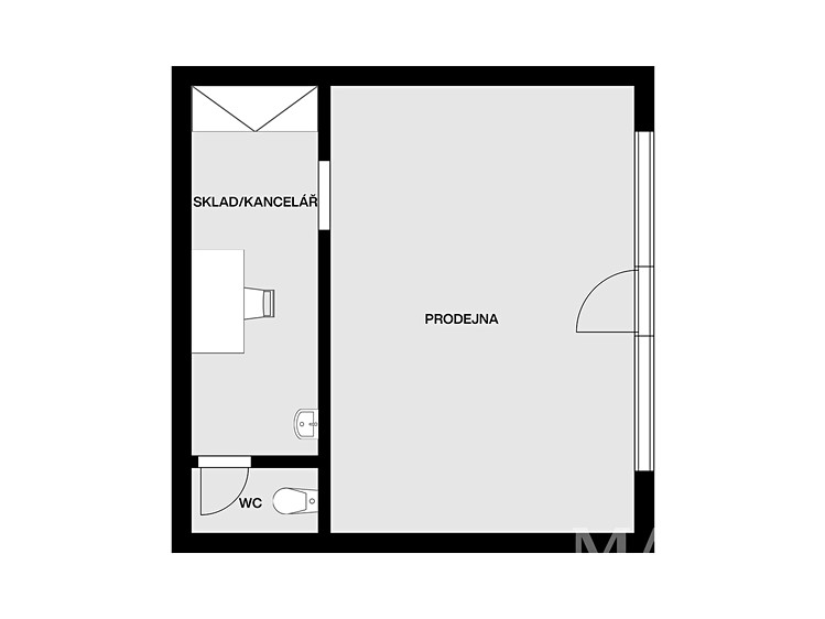 Prodej obchodního prostoru 37 m² - foto 6