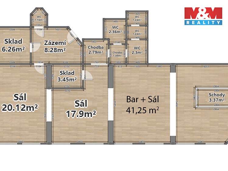 Prodej obchodního prostoru 111 m² - foto 3