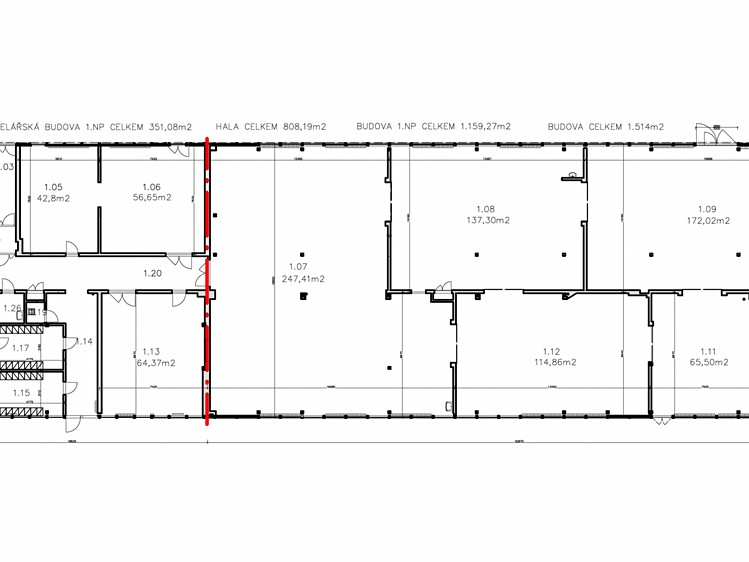 Prodej výrobní haly, prostoru 1 514 m² - foto 5