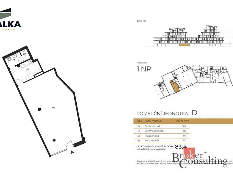 Prodej obchodního prostoru 82 m² - foto 3