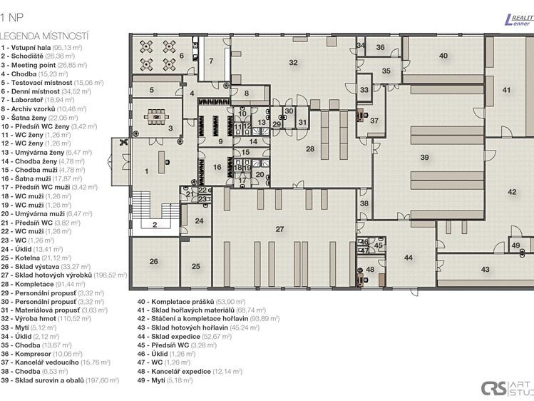 Prodej výrobní haly, prostoru 2 099 m² - foto 2