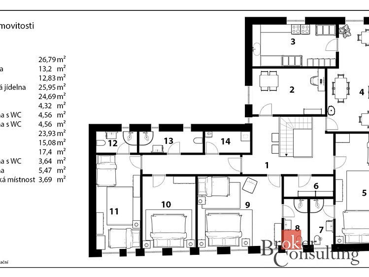Prodej ubytovacího zařízení 390 m² - foto 4