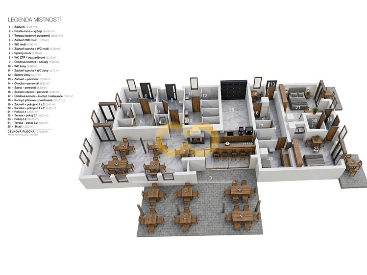 Prodej ubytovacího zařízení 544 m² - foto 3