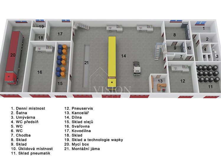 Prodej výrobní haly, prostoru 32 972 m² - foto 7