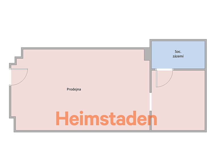 Pronájem kanceláře 17 m² - foto 7