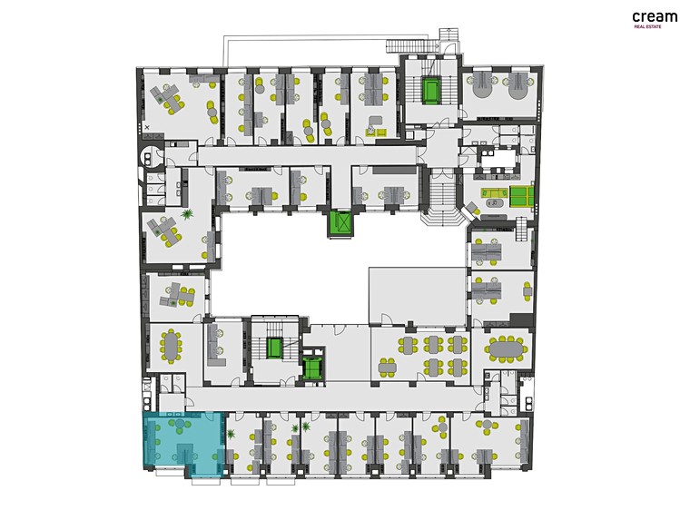 Pronájem kanceláře 40 m² - foto 3