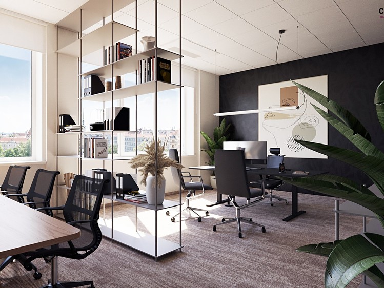 Pronájem kanceláře 40 m² - foto 6