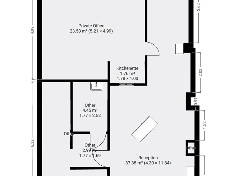 Pronájem ordinace 82 m² - foto 8