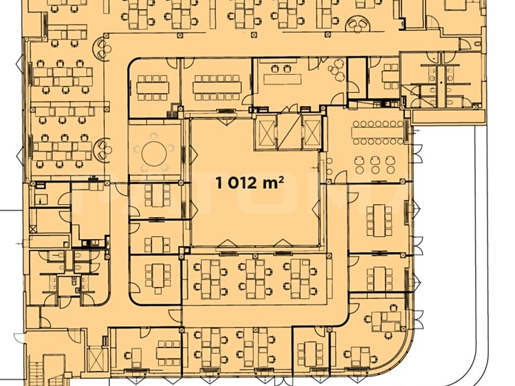 Pronájem kanceláře 1 012 m² - foto 3