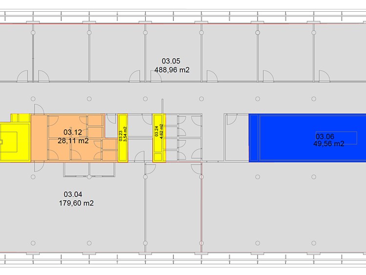 Pronájem kanceláře 545 m² - foto 6