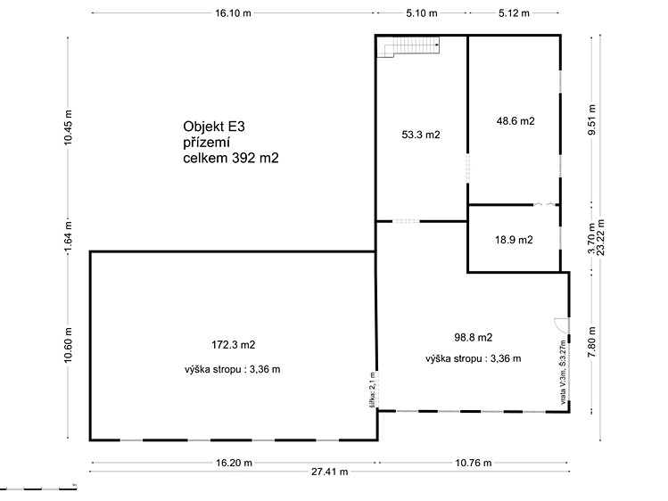 Pronájem skladového prostoru 392 m² - foto 8