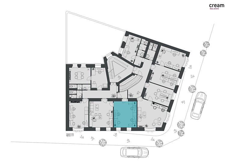 Pronájem kanceláře 28 m² - foto 3
