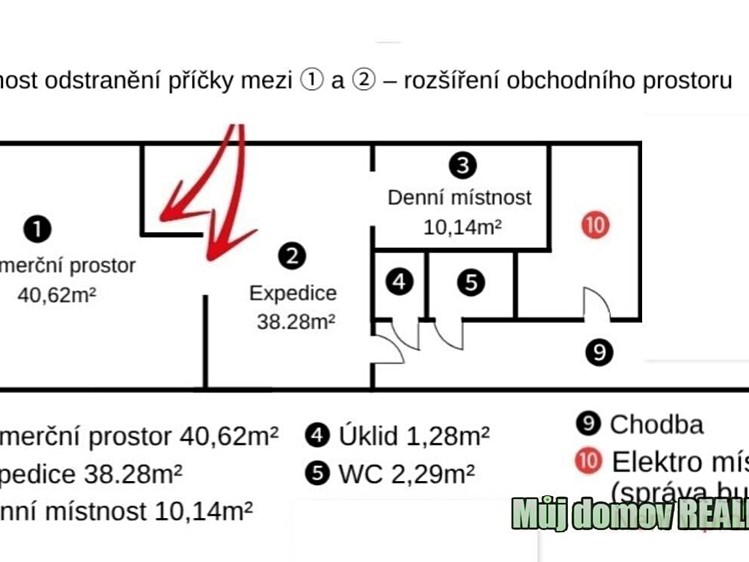 Pronájem obchodního prostoru 79 m² - foto 8