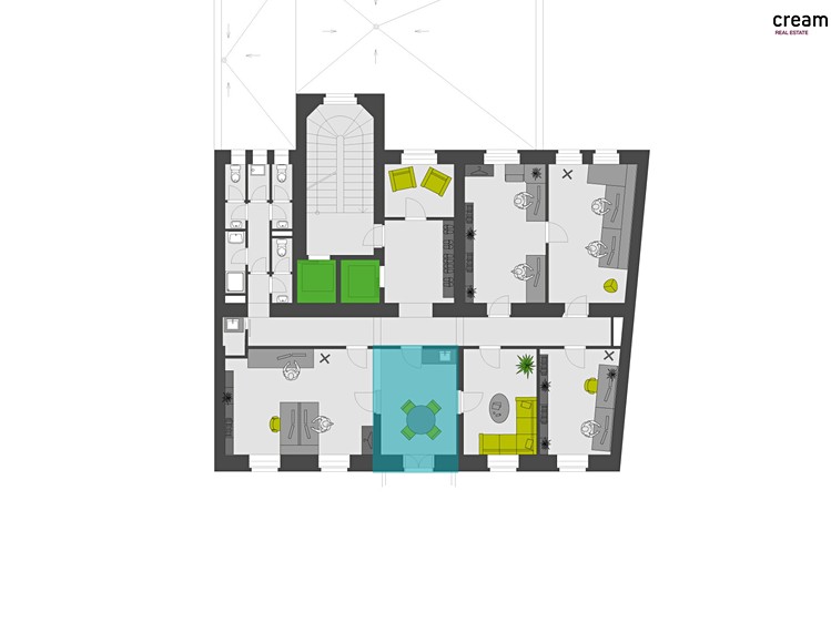 Pronájem kanceláře 15 m² - foto 3