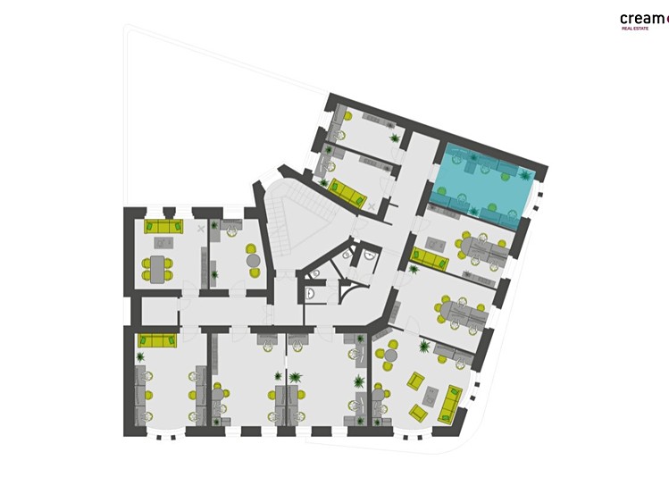 Pronájem kanceláře 23 m² - foto 3