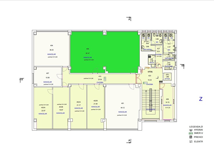 Pronájem kanceláře 22 m² - foto 7