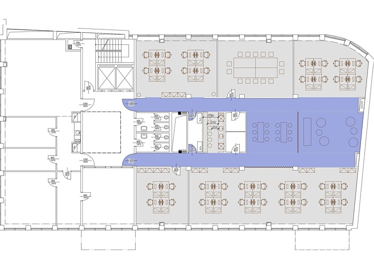 Pronájem kanceláře 405 m² - foto 7