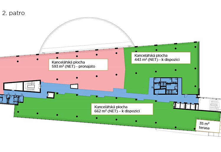 Pronájem kanceláře 200 m² - foto 7