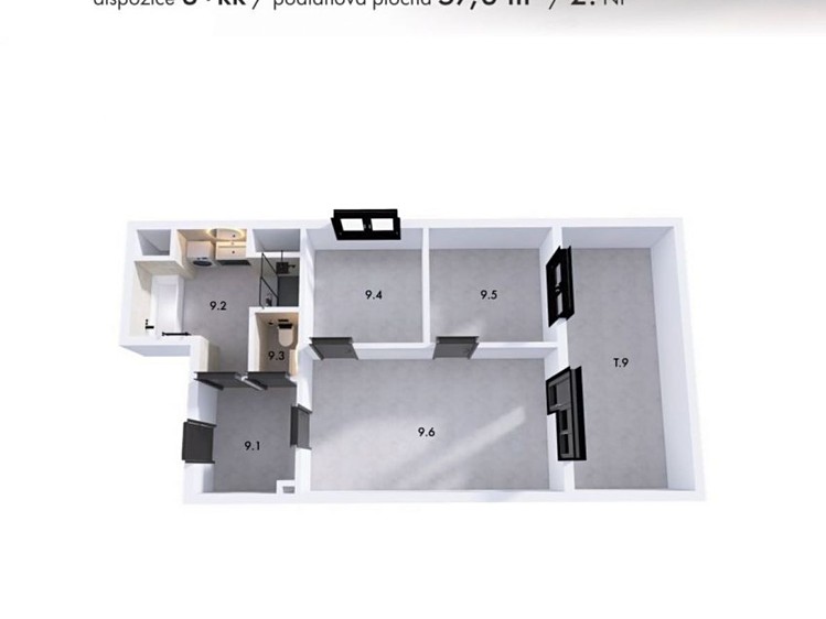 Prodej bytu 3+kk 57 m² - foto 8