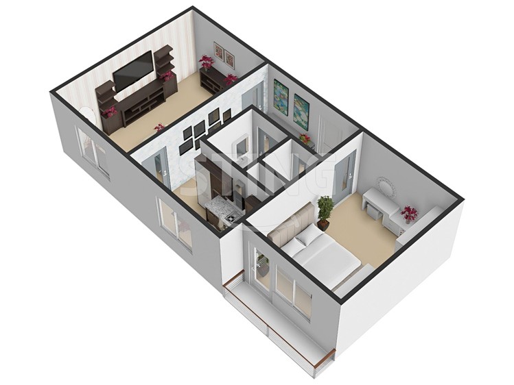 Prodej bytu 2+1 55 m² - foto 4