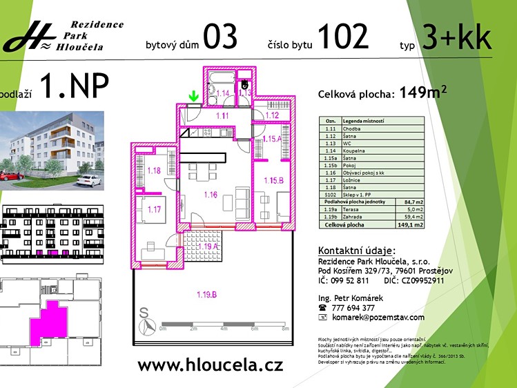 Prodej bytu 3+kk 85 m² (Jednopodlažní) - foto 6