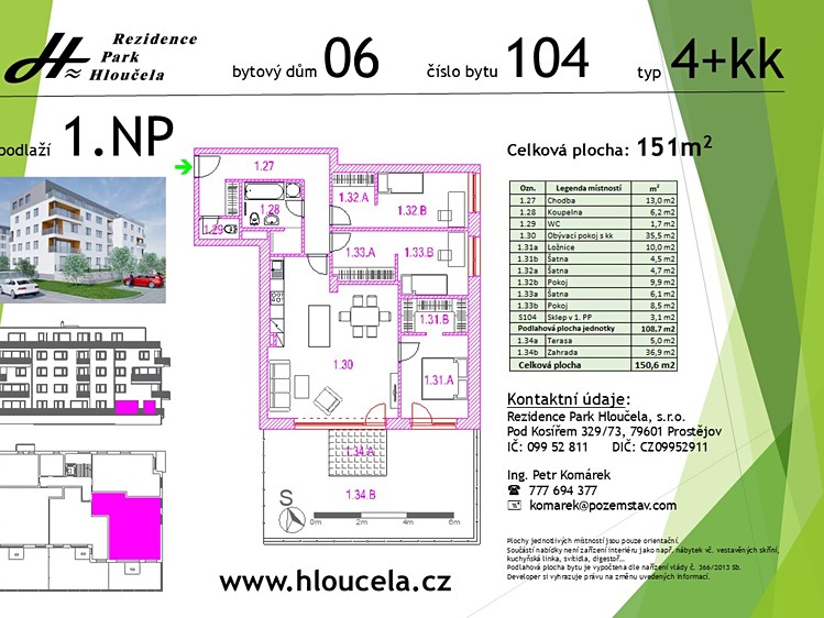 Prodej bytu 4+kk 109 m² (Jednopodlažní) - foto 4