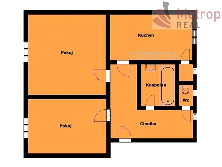 Prodej bytu 2+1 58 m² - foto 2