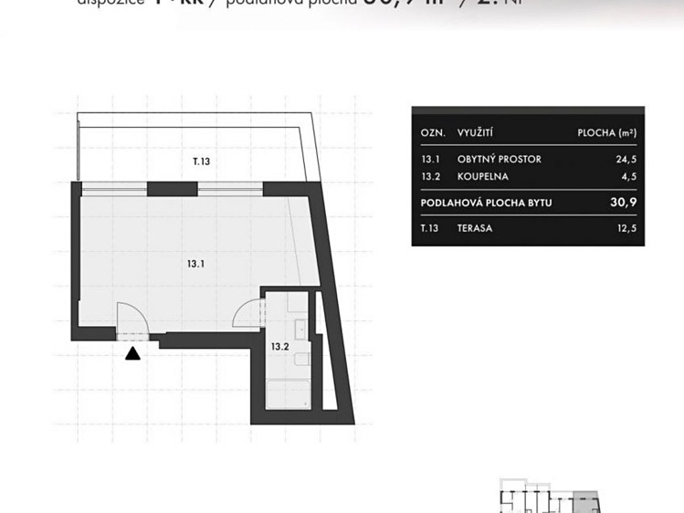 Prodej bytu 1+kk 31 m² - foto 5