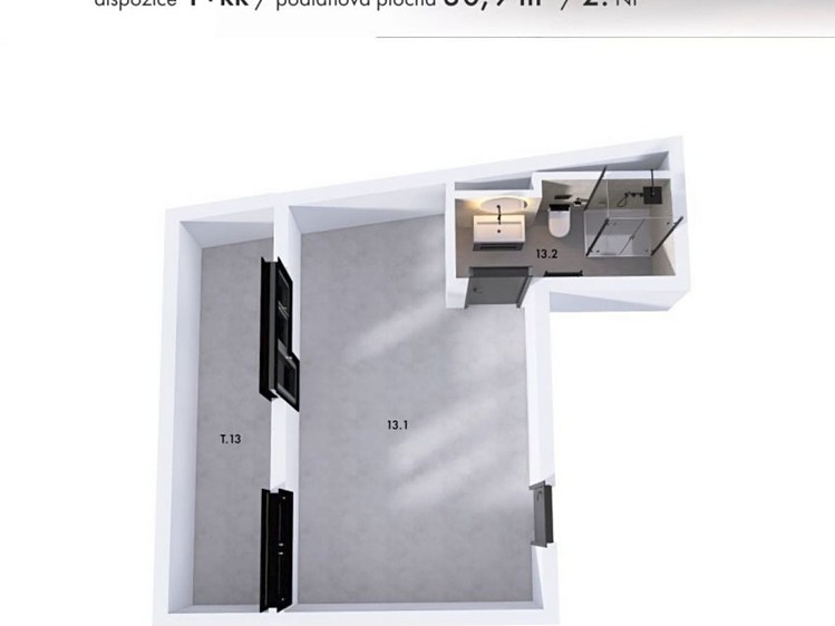 Prodej bytu 1+kk 31 m² - foto 6