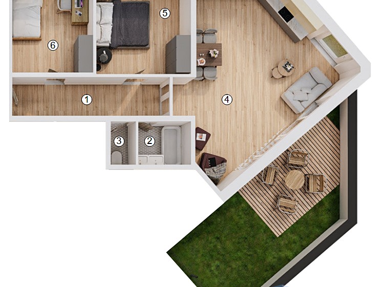 Prodej bytu 3+kk 82 m² (Jednopodlažní) - foto 3