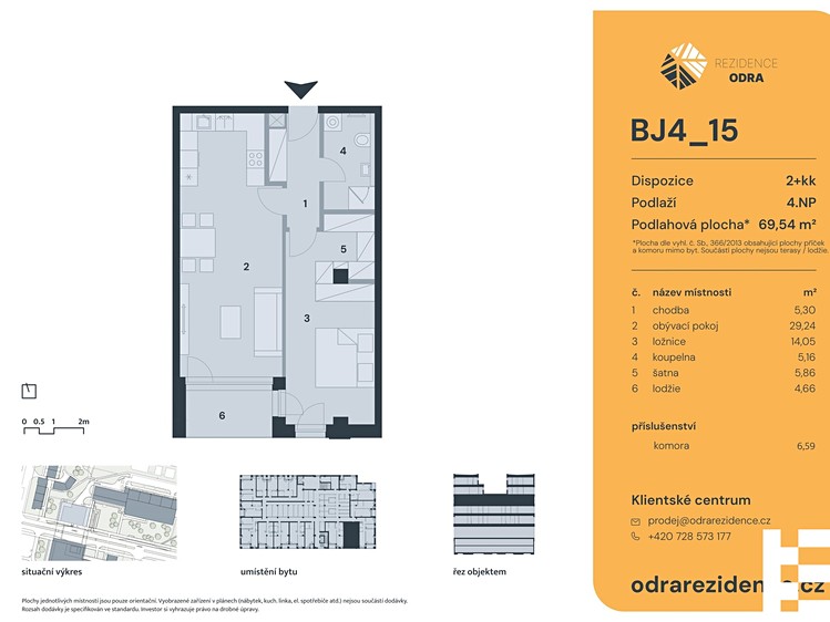 Prodej bytu 2+kk 61 m² - foto 3