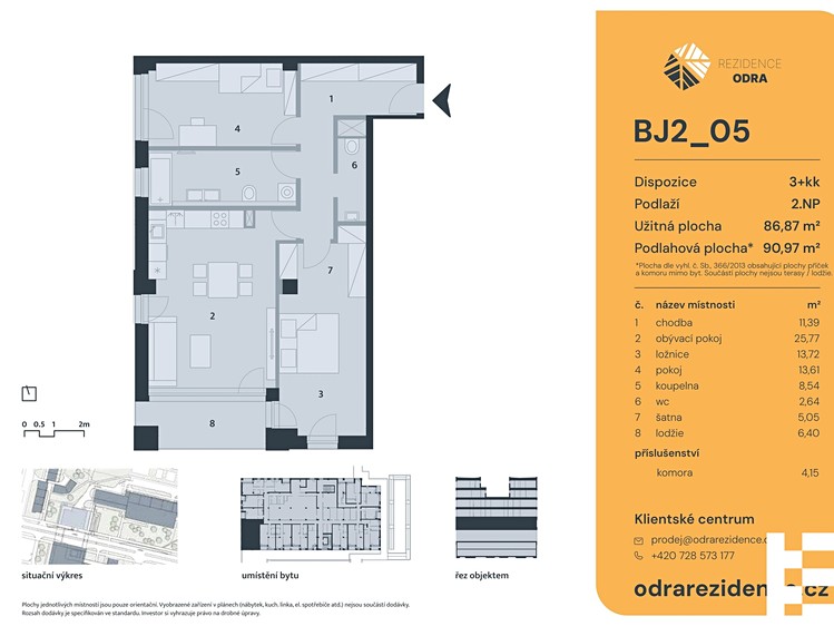 Prodej bytu 3+kk 87 m² - foto 3