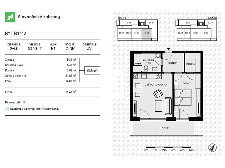 Prodej bytu 2+kk 54 m² - foto 4