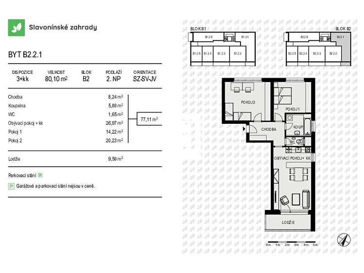 Prodej bytu 3+kk 80 m² - foto 4