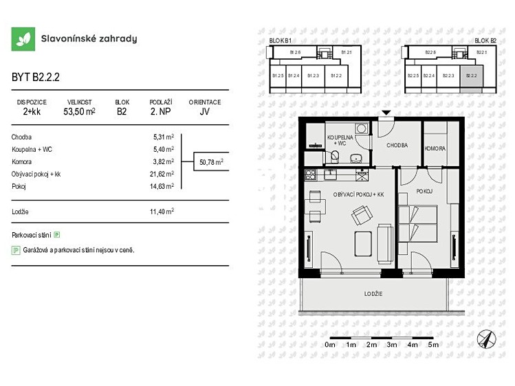Prodej bytu 2+kk 54 m² - foto 4