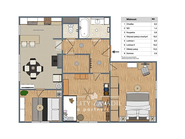 Prodej bytu 4+kk 88 m² - foto 8