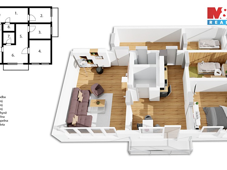 Prodej bytu 4+1 95 m² - foto 7
