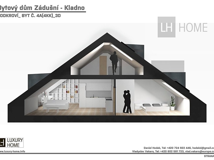 Prodej bytu 4+kk 150 m² (Podkrovní) - foto 4