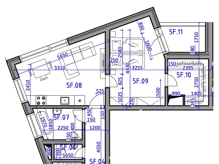 Prodej bytu 2+kk 55 m² - foto 5