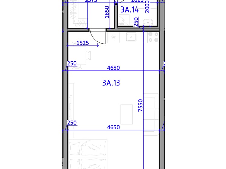 Prodej bytu 1+kk 52 m² - foto 6