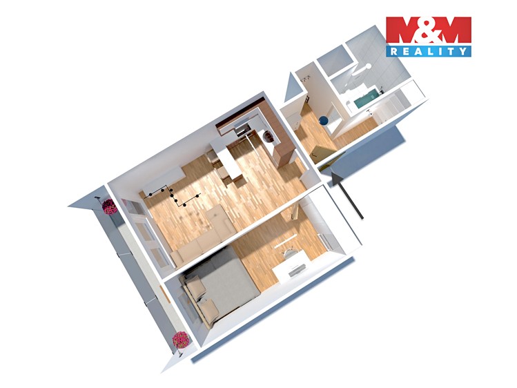 Prodej bytu 2+kk 40 m² - foto 8