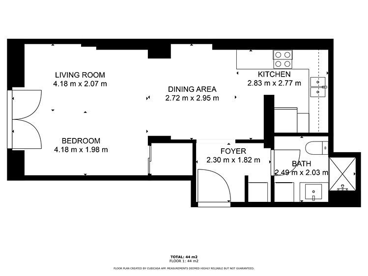 Prodej bytu 1+kk 43 m² - foto 4
