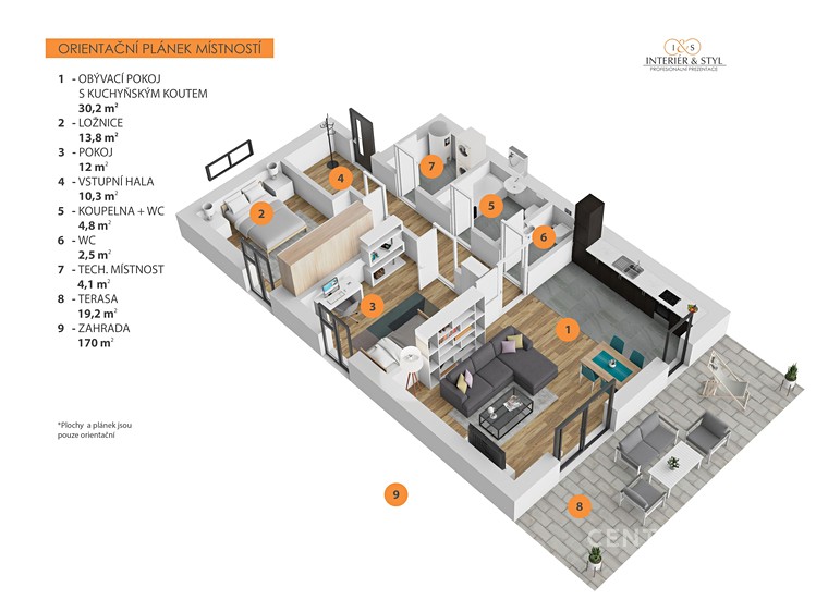 Prodej bytu 3+kk 79 m² - foto 2