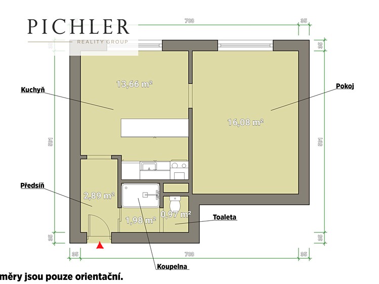 Prodej bytu 1+1 36 m² - foto 3