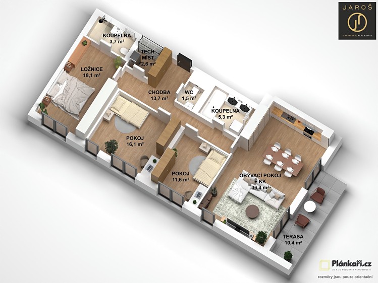 Prodej bytu 4+kk 107 m² - foto 4