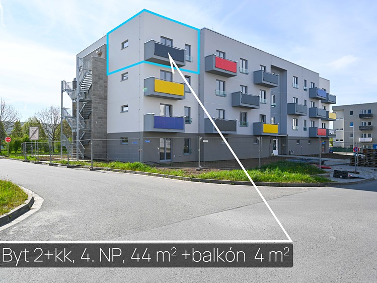 Pronájem bytu 2+kk 44 m² - foto 1