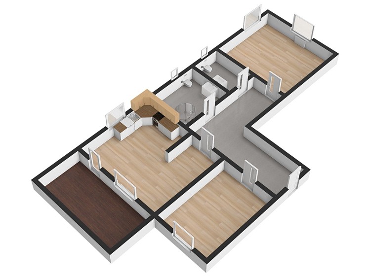 Pronájem bytu 3+kk 77 m² - foto 7
