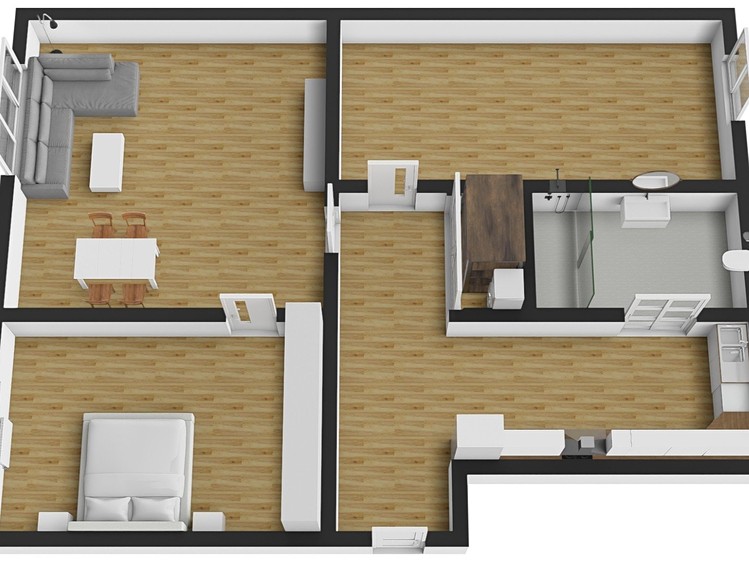 Pronájem bytu 3+1 56 m² - foto 7