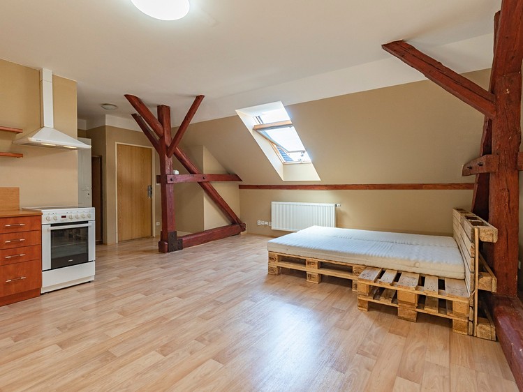 Pronájem bytu 1+kk 34 m² (Podkrovní) - foto 3