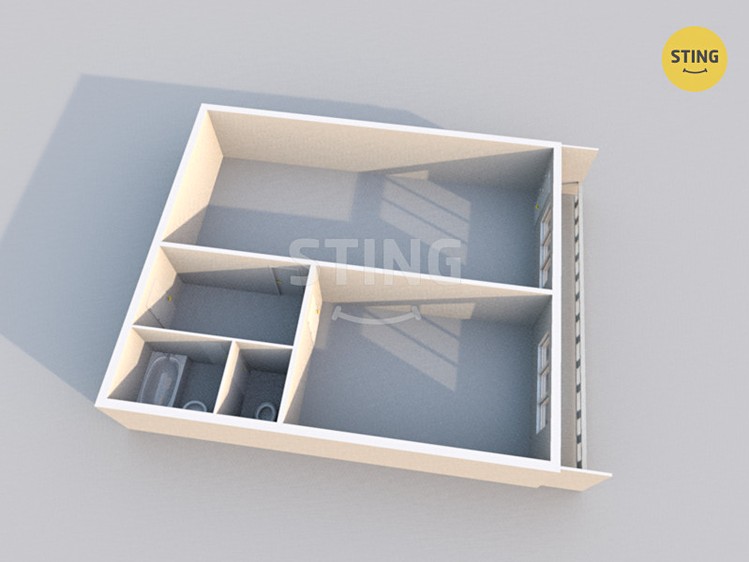 Pronájem bytu 1+1 40 m² - foto 3